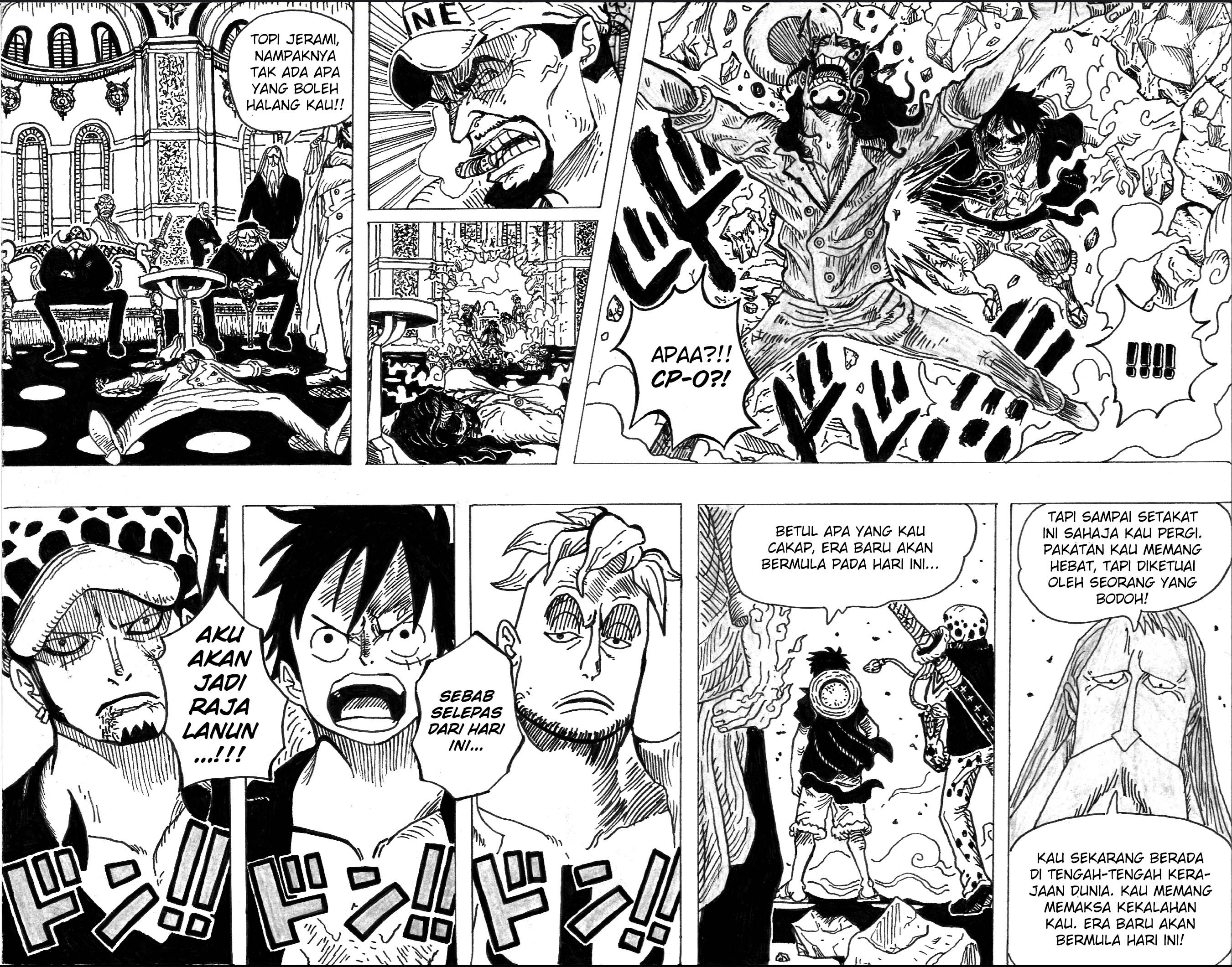 One Piece Wallpaper: Cerita One Piece Luffy Vs Akainu