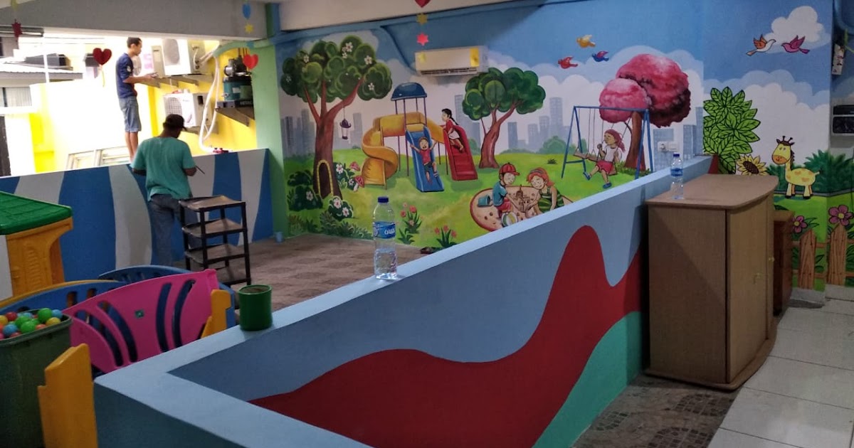 Lukisan Dinding Tk Lucu Mural Blog