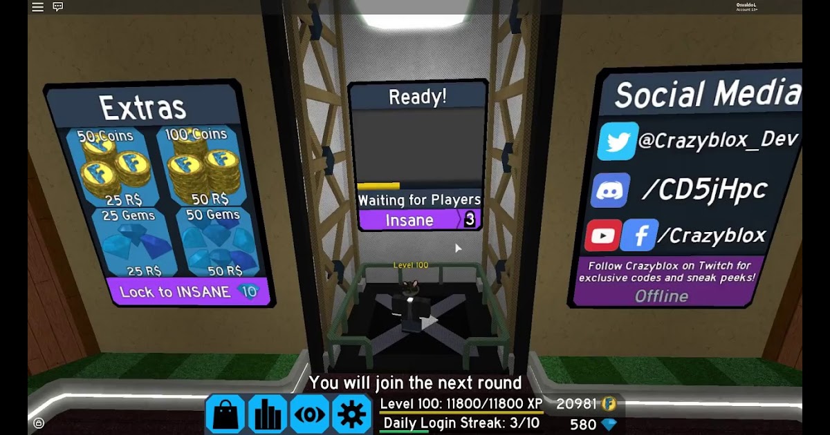 fe2 insane dificil robux