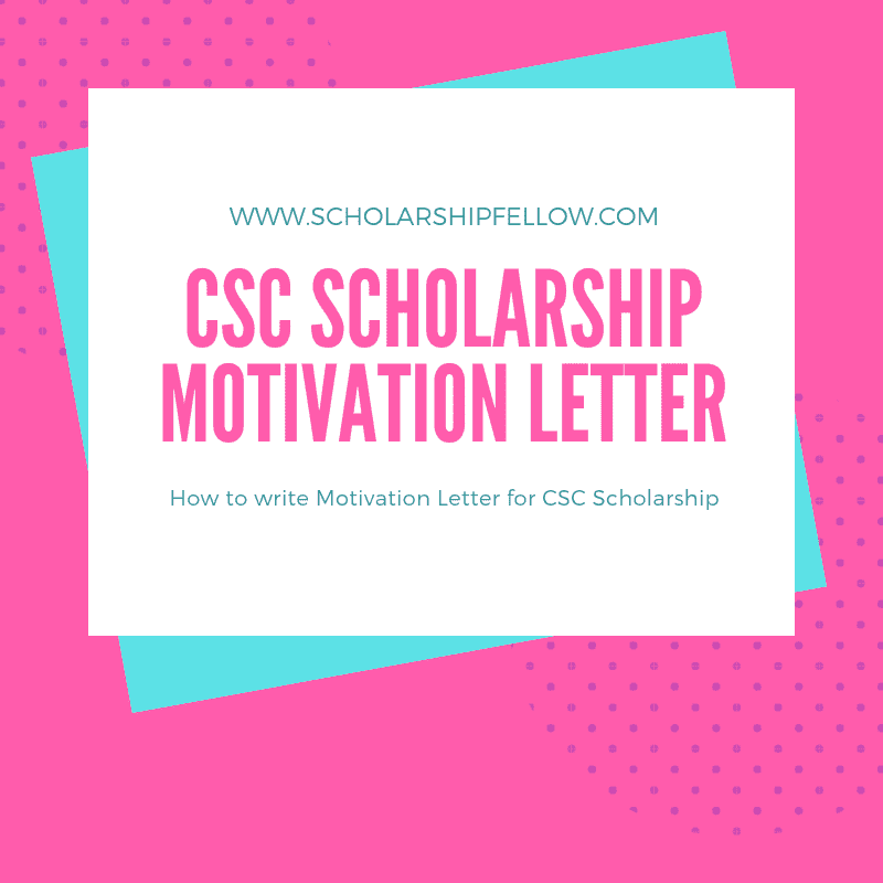how to write a motivational letter for a bursary at work