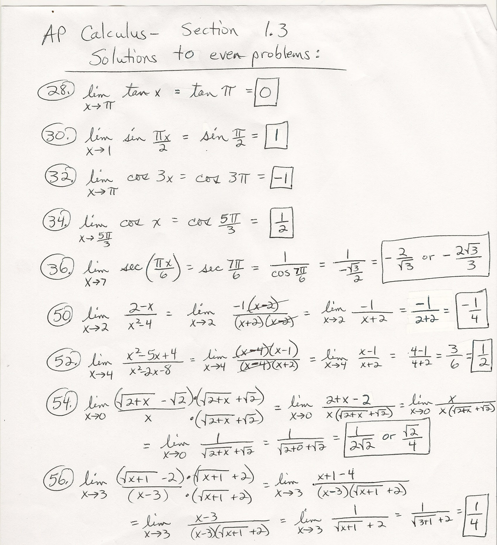 ap calculus 3 7 worksheet