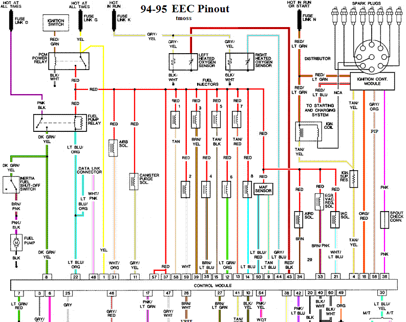 1992 Mustang 5 0 Engine Wiring Harnes - Wiring Diagram Schema