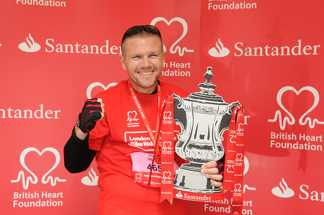 BHF London to Brighton bike ride supported by Santander 2012