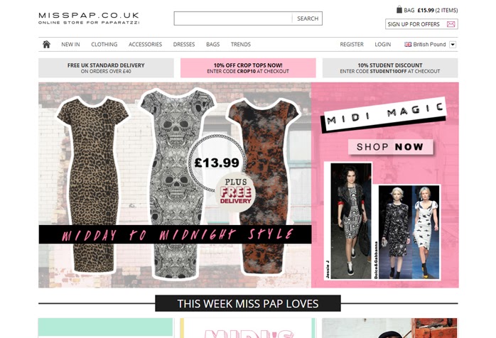 Clothing websites uk