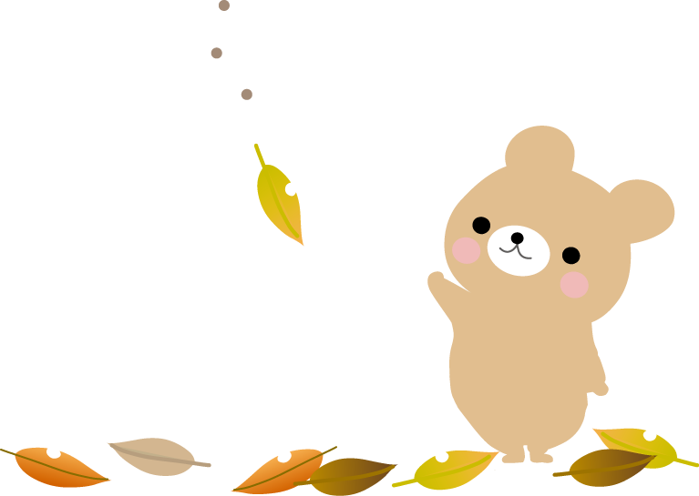 美しい花の画像 元の動物 かわいい 秋 イラスト