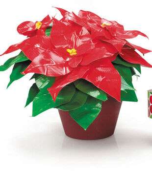 Duck Tape Holiday Poinsettia