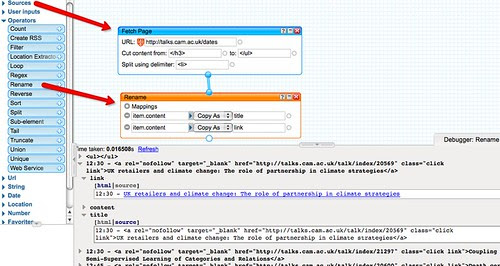 Screenscraping Yahoo pipes