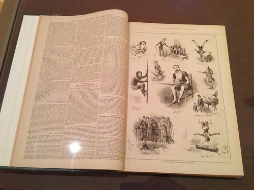 Book detail from *Degas's Miss La La at the Cirque Fernando* exhibit, Morgan Library