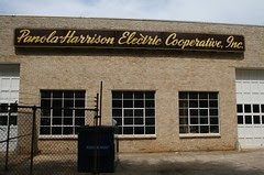 panola-harrison electric cooperative, inc. neon sign