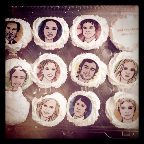 Oscar cupcakes