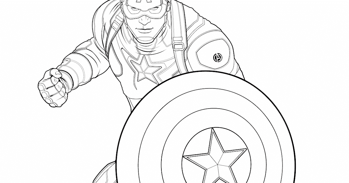 Download 35 FREE AVENGERS COLORING PAGES CAPTAIN AMERICA ...