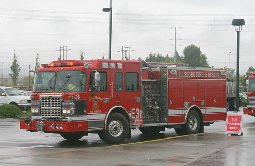 Firetruck Headed to Work