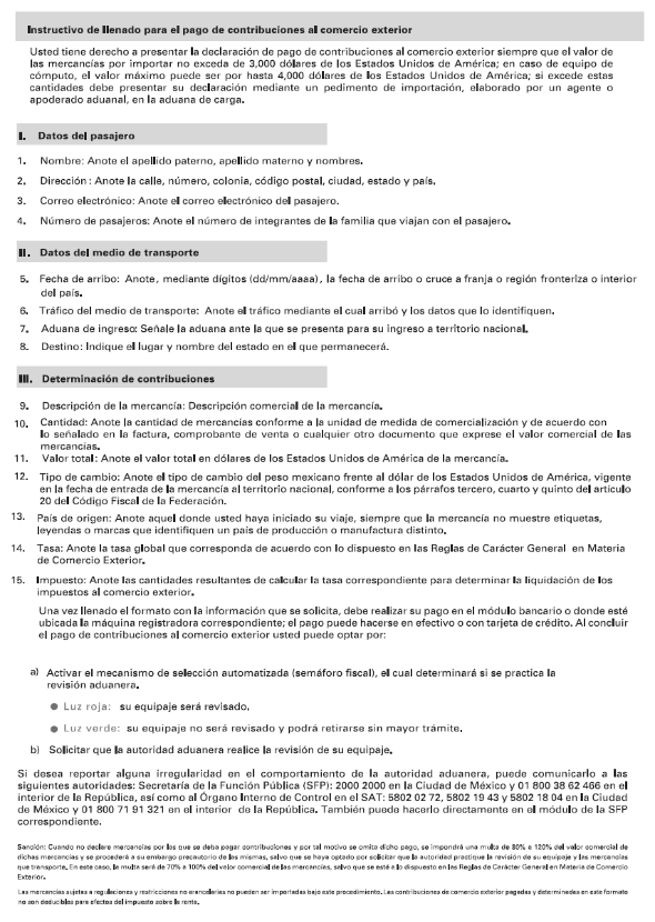 49  Anexo 15 de las reglas generales de comercio exterior Trend in This Years
