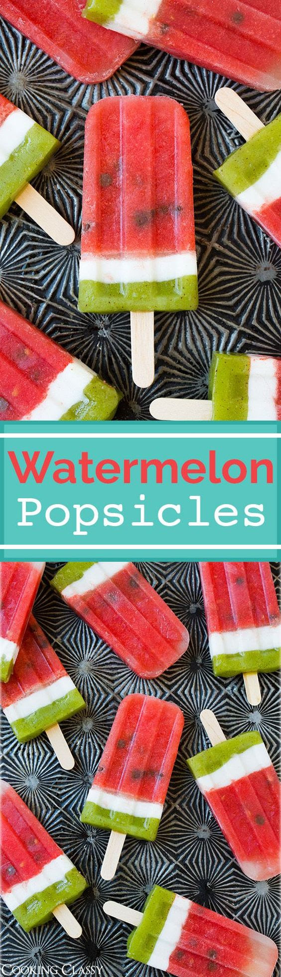 making popsicles