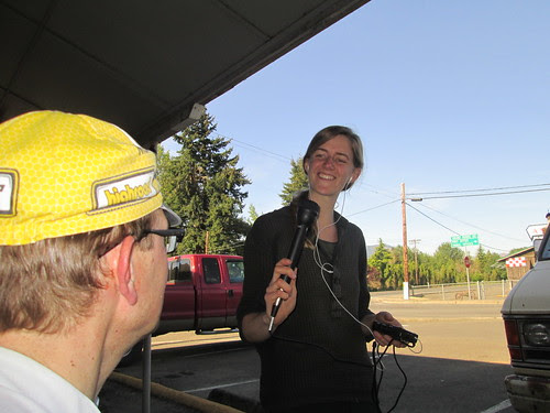 Angela from NPR interviews Jeff