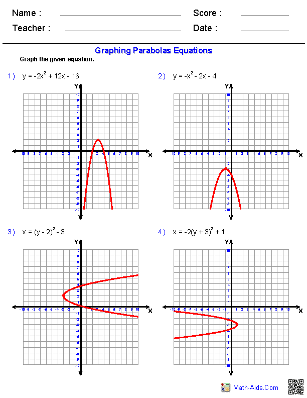 sketching-quadratic-graphs-worksheet-with-answers