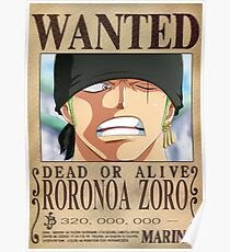 Luar Biasa Zorojuro Wanted Poster - Koleksi Poster