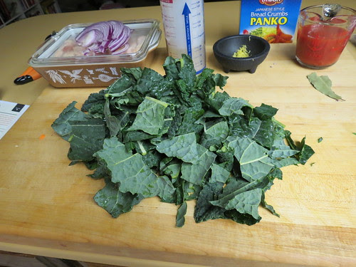 chopped kale