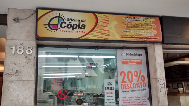Avaliações sobre Oficina da Cópia Gávea em Rio de Janeiro - Copiadora