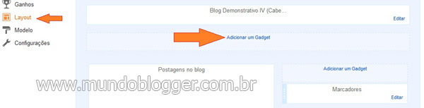 adicionar-gadget-abaixo-header-blogger