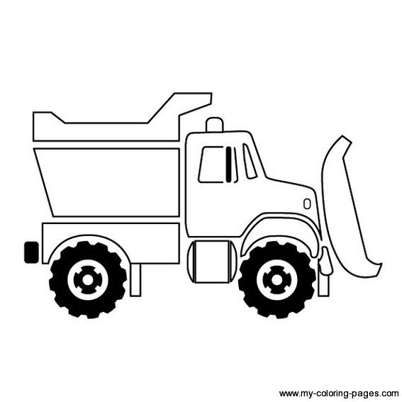 778 Simple Chuck The Dump Truck Coloring Pages for Kids