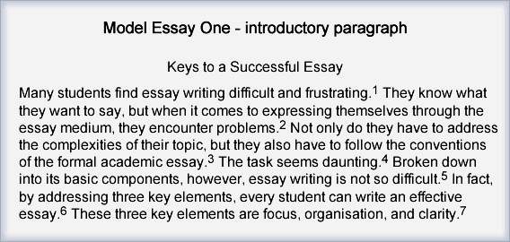 how to write an introduction for an essay know
