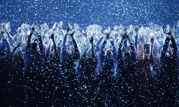 Artists performing at Opening Ceremony in Socchi