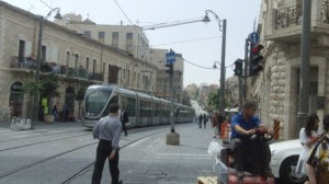 lightrail in Jerusalem