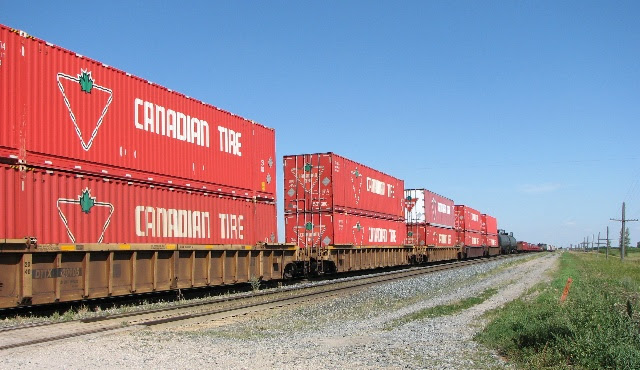 Canadian Tire containers at Belle Plaine