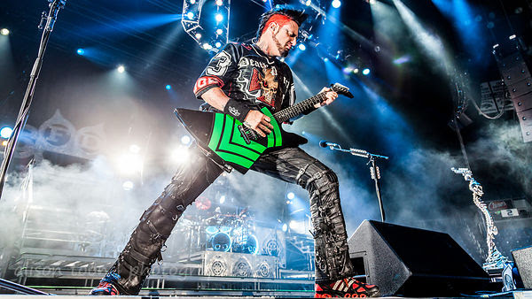 Jason Hook, guitars, Five Finger Death Punch