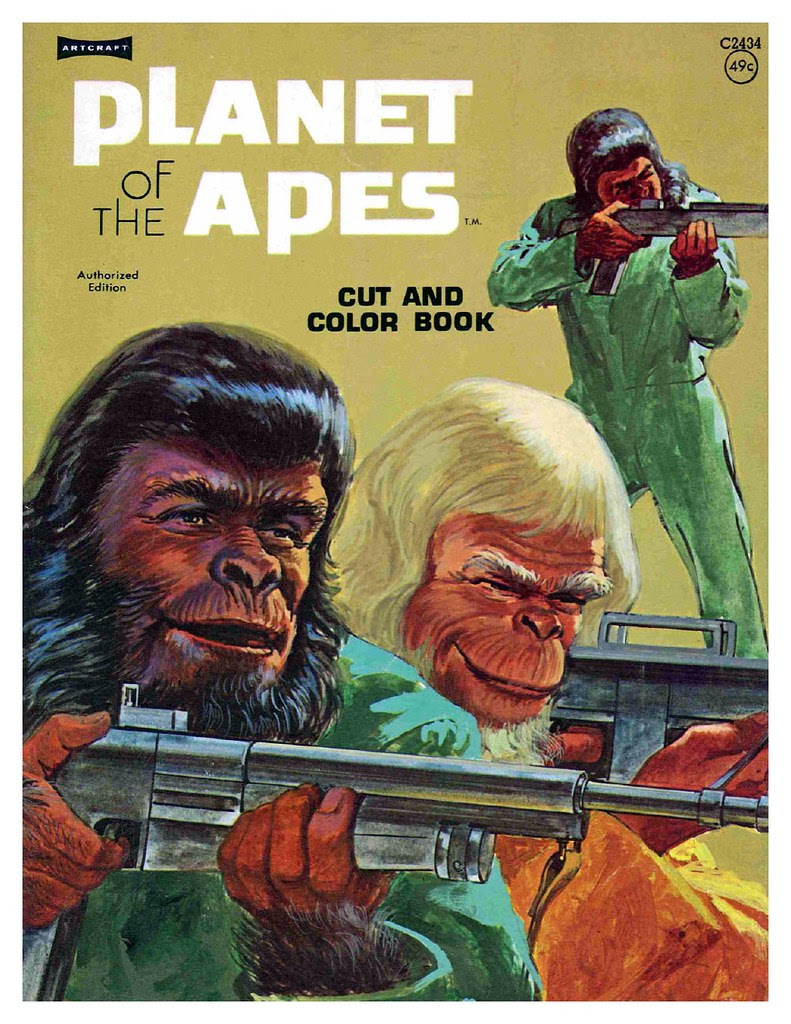 Planet of the Apes Cut & Color Book00001