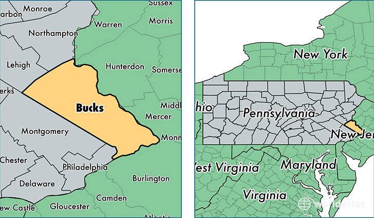32 Map Of Bucks County Pa Towns - Maps Database Source