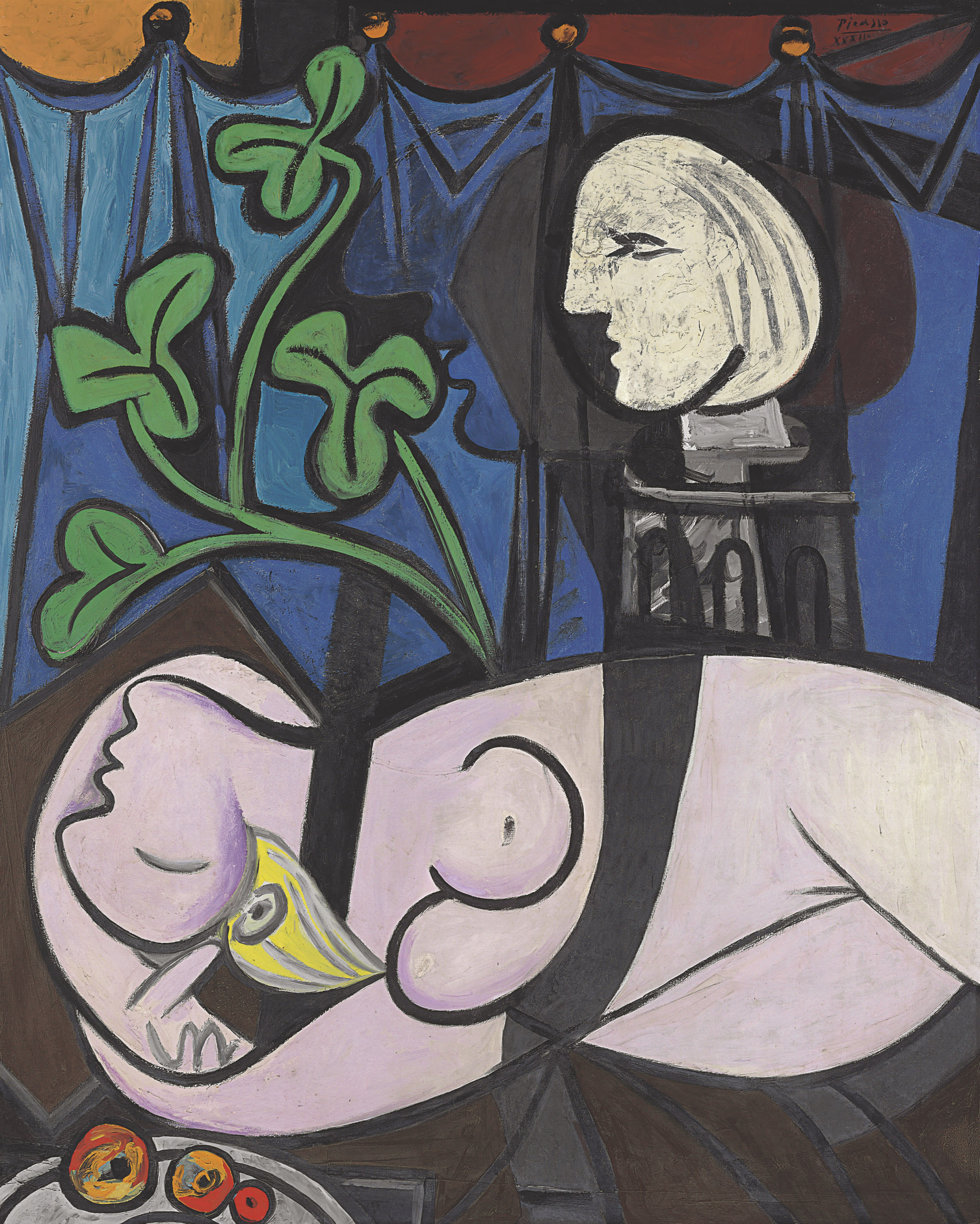 Nude Green Leaves and Bust by Picasso.jpg