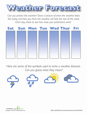 weather worksheet: NEW 578 WEATHER WORKSHEET FIRST GRADE