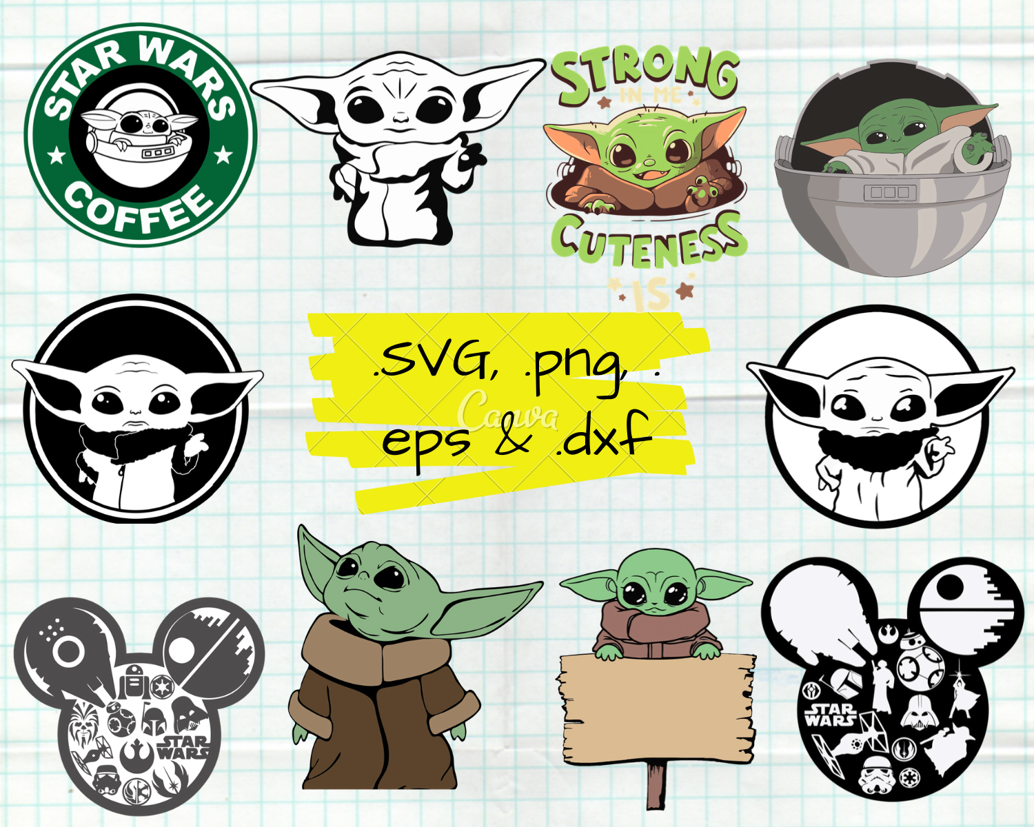 129 Baby Yoda Svg Free Cricut SVG PNG EPS DXF File