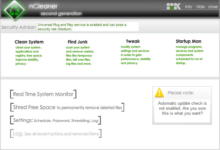 ncleaner