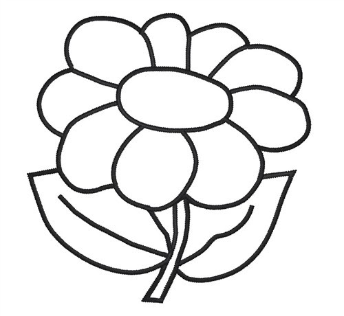 Picture Of Flower Outline : Outline Flower Stock Photos And Images ...