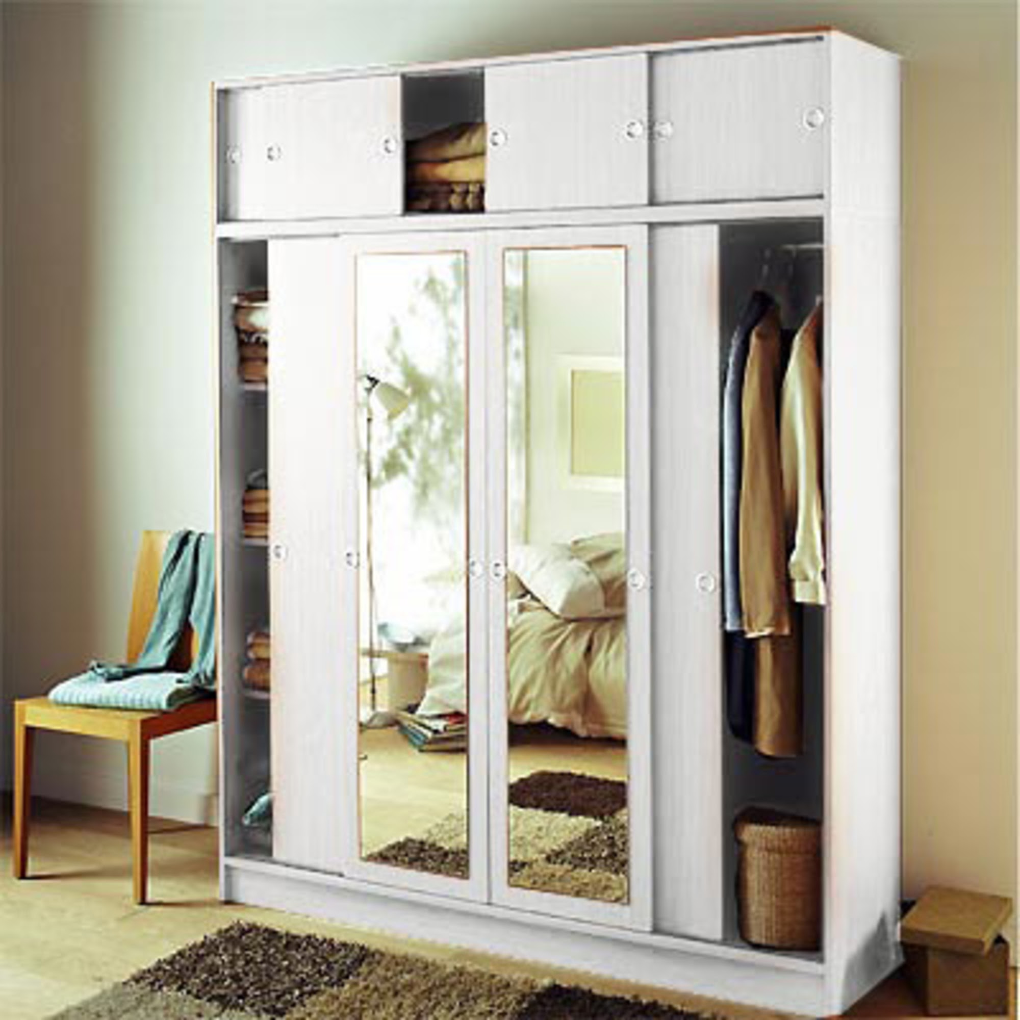 Armoire 4 Portes Coulissantes