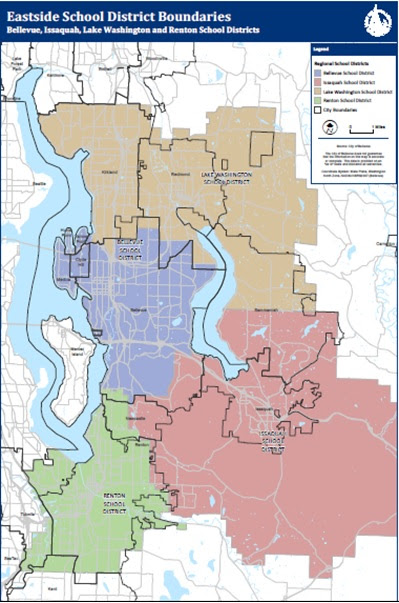 Bellevue Washington Zip Code Map