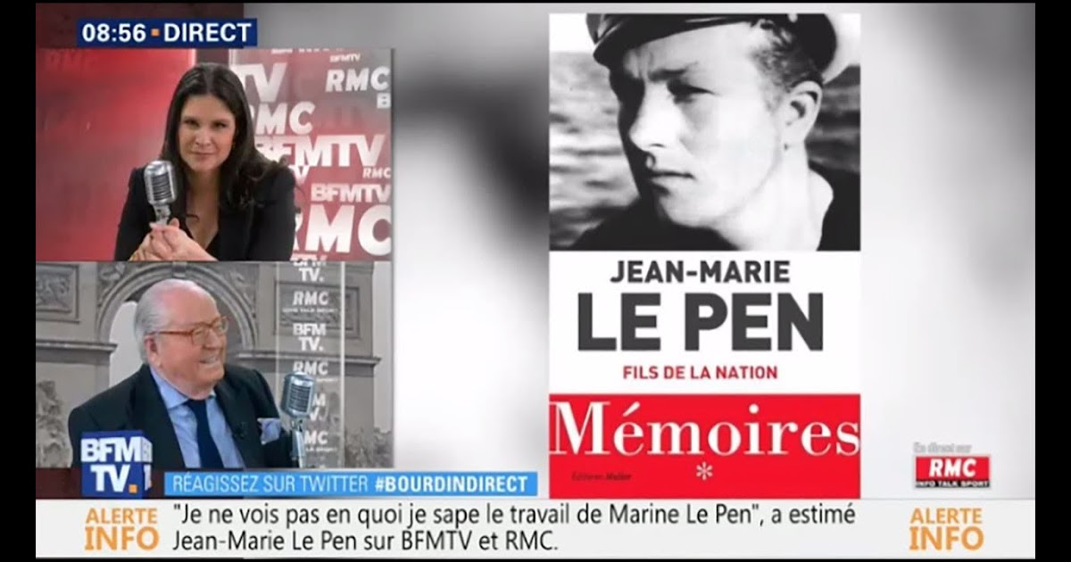 Jean-Marie LE PEN - Site Officiel: Bourdin Direct - BFM TV / RMC