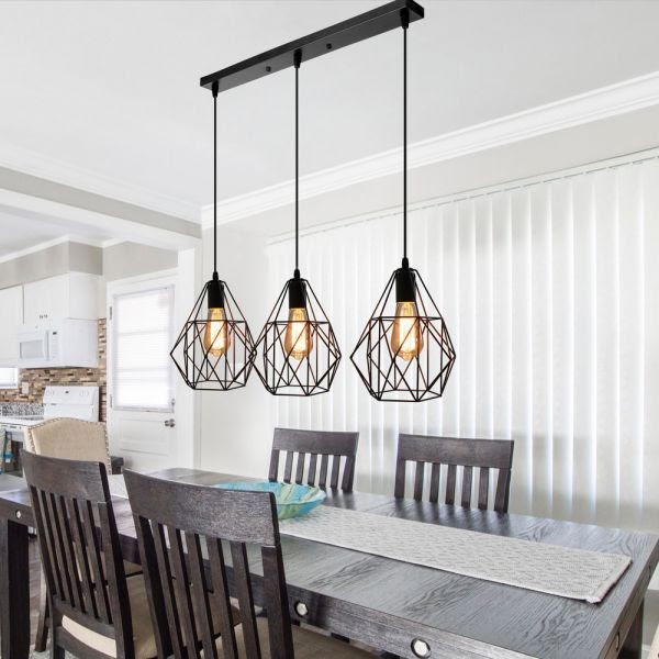 Hanging Light Fixtures Over Dining Table - LINGTIG