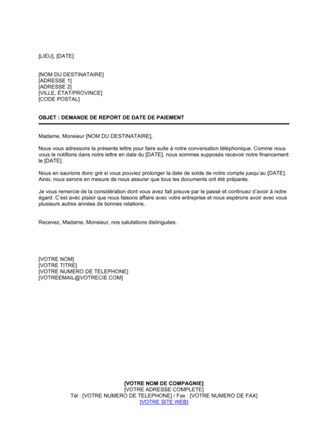 Mail Demande De Paiement Facture  englshtdri