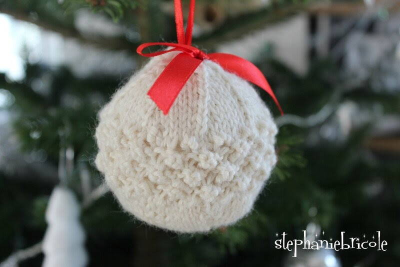 Tricoter Une Boule De Noel En Laine | Noel 2017
