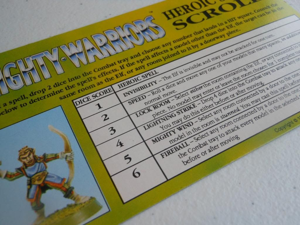 Mighty Warriors elf card Mighty Warriors elf card