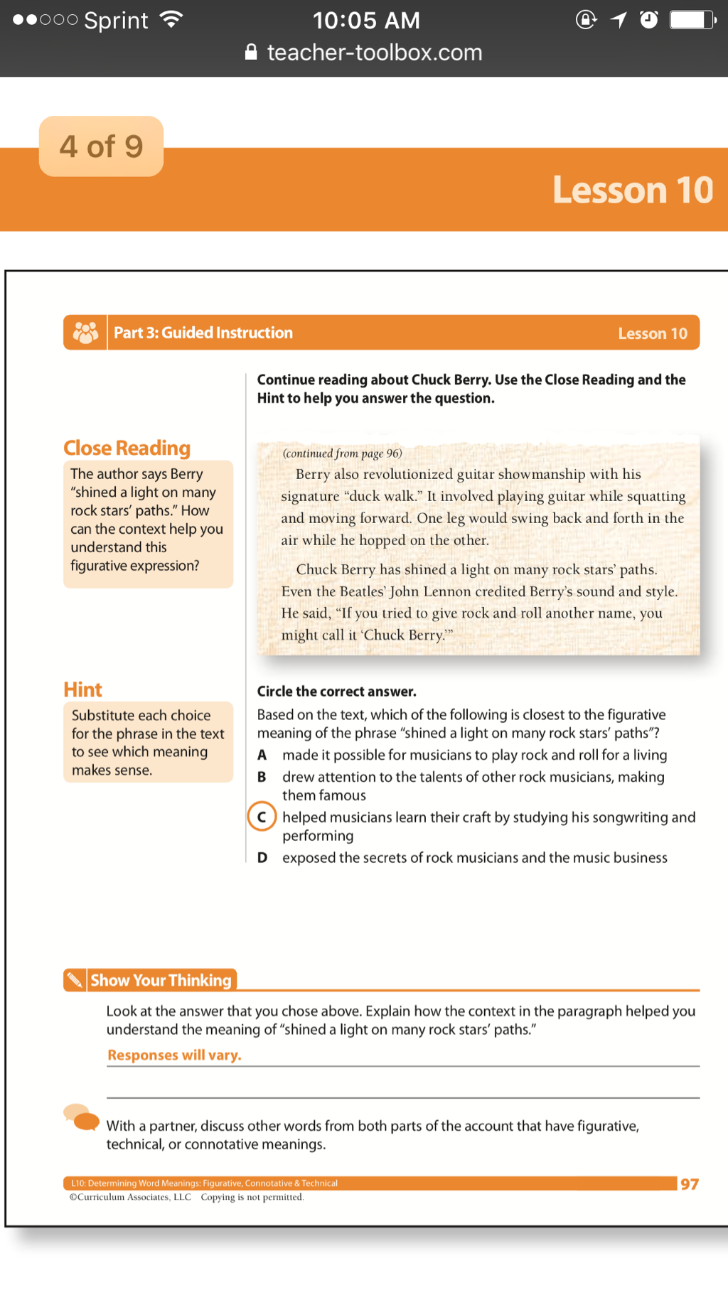 Iready answer key 7th grade