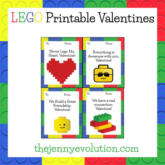 Lego Free Printable Valentine Printables
