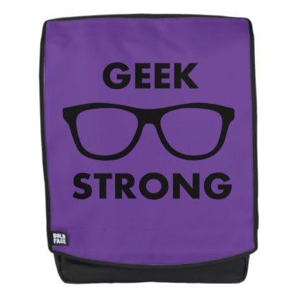 Geek Strong (Purple) Backpack