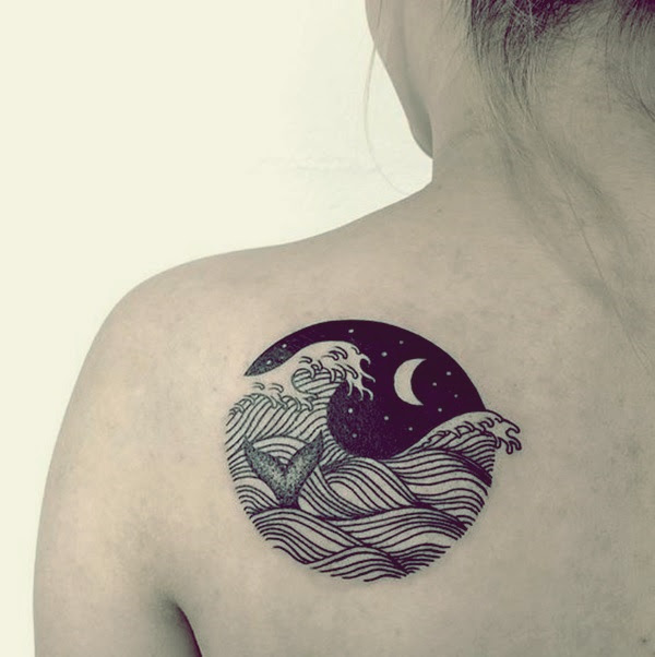 Magical Moon Tattoo Designs (19)
