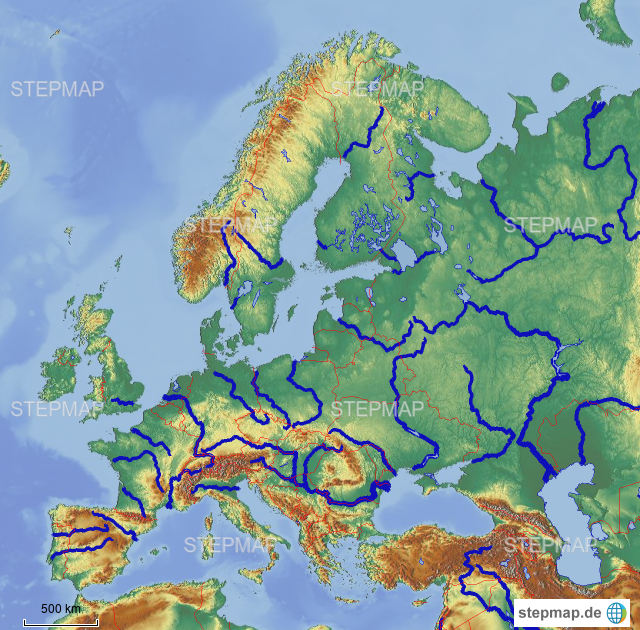 Ouille! 12+ Listes de Stumme Karte Europa Flüsse Gebirge? Kostenlose