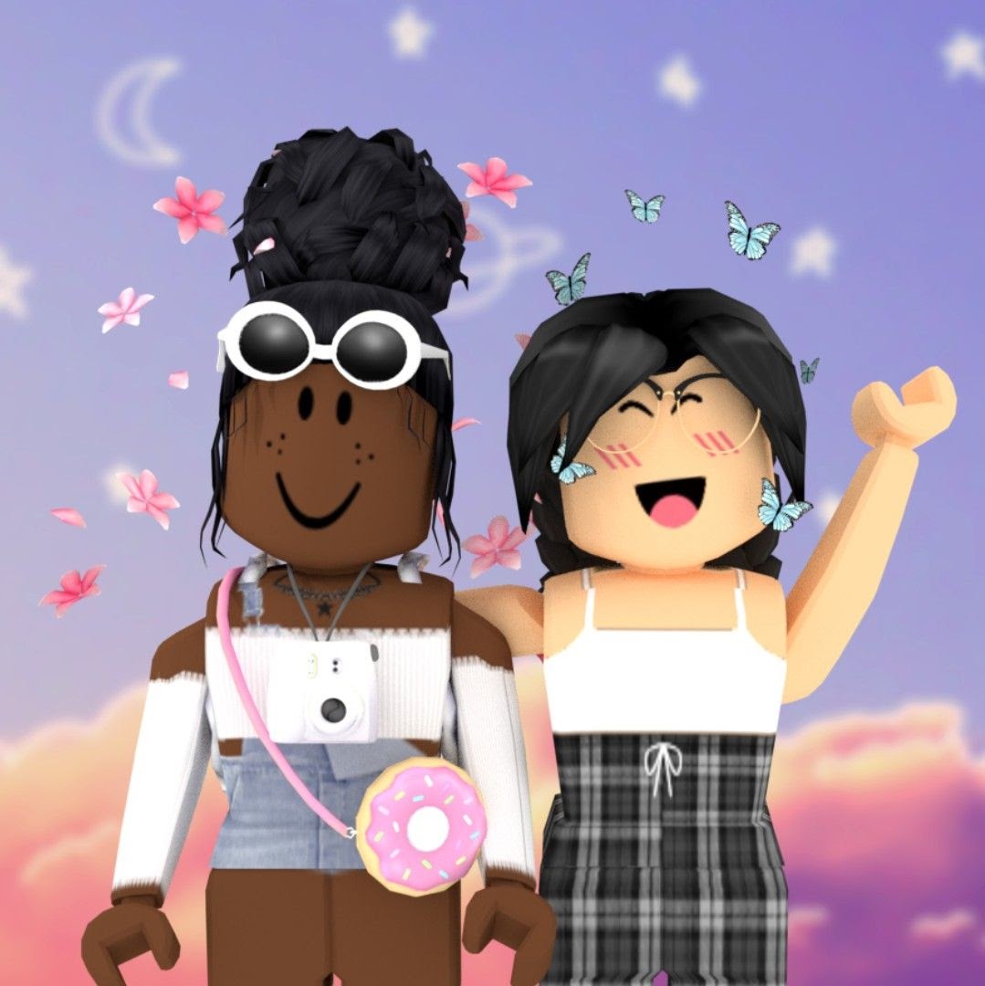 Roblox Aesthetic Gfx 2 People - cute aesthetic cute roblox gfx girl two people